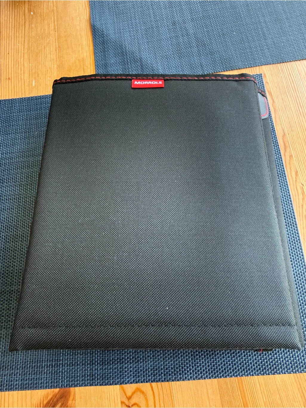 Morrils Black Car Seat Protectors With Red Trim
